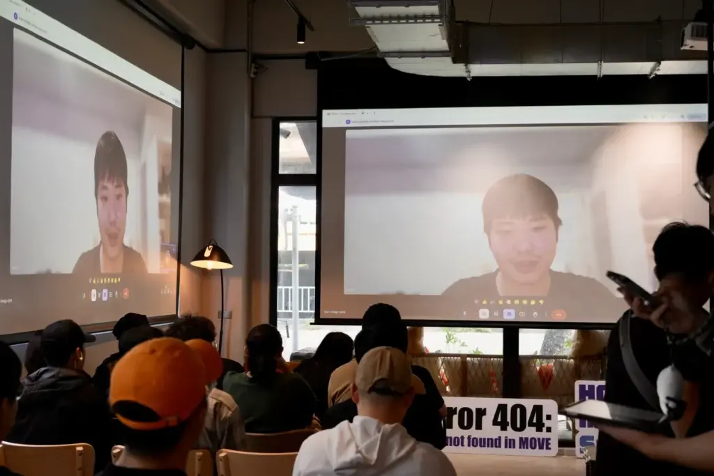 圖五、DA Capital 共同創辦人兼執行長周子鈞在現場分享了一路以來對 Sui 區塊鏈的看法，也相信未來 Sui Mover 社區能引入更多對於 Sui 有興趣的開發者與學生族群